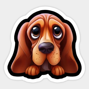 Furtastic Bloodhound Sticker